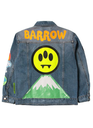 Barrow Giubbino In Denim 030457 Con Patch