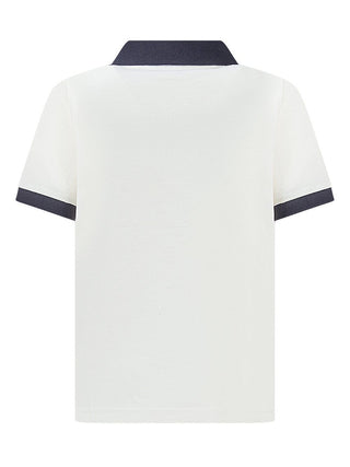 Moncler T-shirt a polo con simbolo PMMP10-E096A