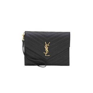 Yves Saint Laurent Uptown Clutch Bag 1GF0J1000 With Shoulder Strap