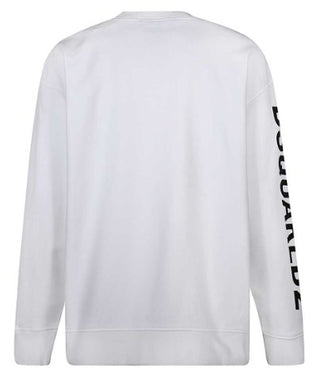 Dsquared2 Sweatshirt mit Rundhalsausschnitt und aufgedrucktem Logo S74GU0490