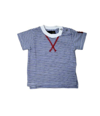 Fendi T-shirt girocollo a righe Y48201-Y0905