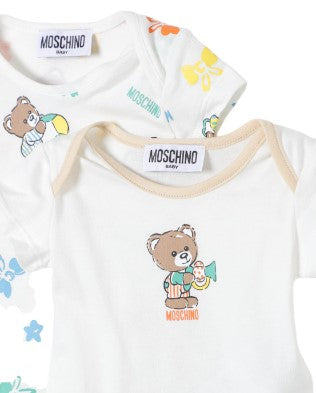 Moschino-Body mit kontrastierendem Logo m8y017 MIT CLIPS