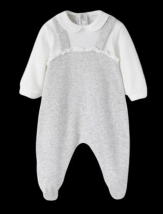 Il Gufo Onesie tp030m mit Clips auf der Rückseite