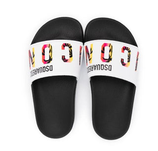 Dsquared2 Ciabatte CON SCRITTA MULTICOLOR 73800