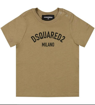 Dsquared2 T-Shirt mit Rundhalsausschnitt und aufgedrucktem Logo DQ1997-D00MV