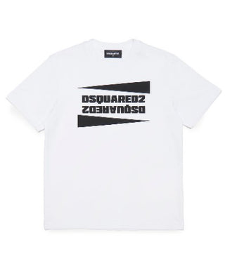 Dsquared2 T-Shirt mit Rundhalsausschnitt, Logo und Aufdruck DQ1980-D00MV