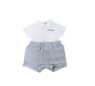 The Owl Polo Romper to234l1012 back buttons