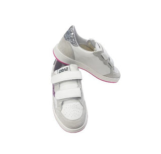 2bdodici Sneakers mit seitlichem mini.play-14-Logo und Glitzer