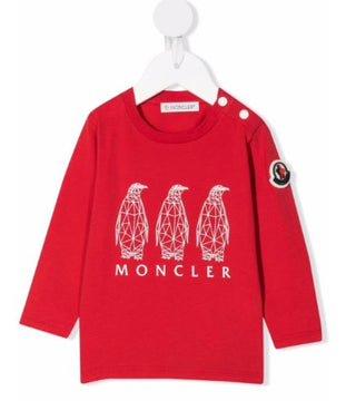 Moncler Crewneck T-shirt with front print G29518D71820