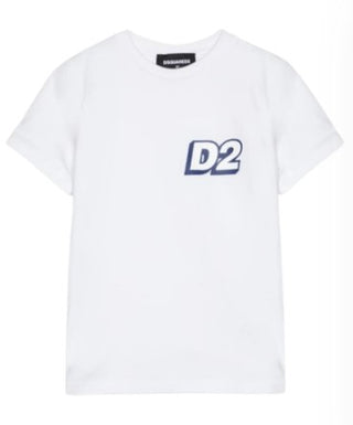 Dsquared2 T-Shirt mit Rundhalsausschnitt und aufgedrucktem Logo DQ1811-D008J