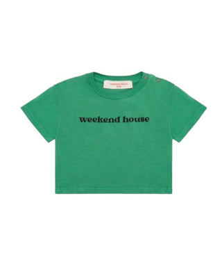 Weekend House Kids Crew-neck T-shirt with 837 logo