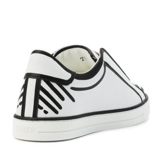 Fendi Sneakers slip-on jmr348 con elastico