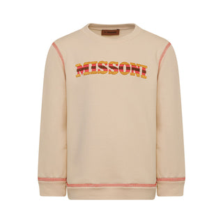 Missoni Crewneck Sweatshirt with Embroidered Logo MU4P60-Z0081