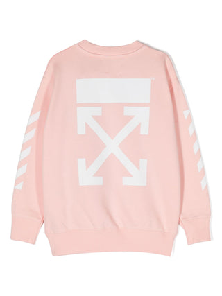 Off-White Crewneck Sweatshirt OGBA001F23FLE0013001 With Logo Print