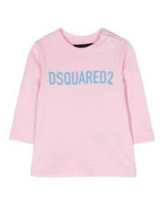 Dsquared2 Langarm-T-Shirt mit Rundhalsausschnitt DQ2007-D0A4C