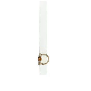 Salvatore Ferragamo Belt With Hooks 077109 Gold Logo