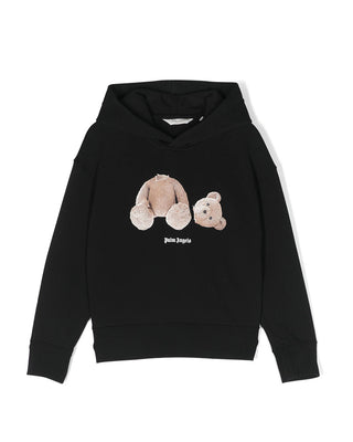 Palm Angels Felpa Bear Hoodie PBBB012C99FLE0011060 Con Cappuccio