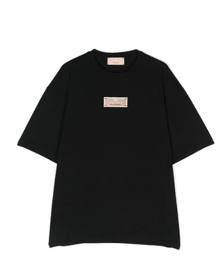 Elisabetta Franchi T-shirt con logo applicato EFTS208.0